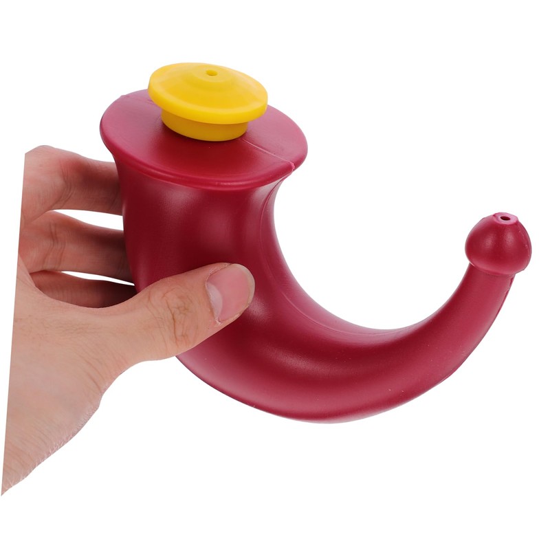 LALAFINA Red Yoga Pot for Nose Wash Sinus Irrigation Made