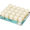 Bolsius Ivory Pillar Candles – 2x3 Inches – 20 Pack