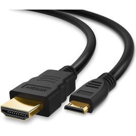 BRENDAZ 4K Mini HDMI to HDMI Cable – High Speed Ultra HD 2.0 Cable Compatible with Camcorder, Mini-projectors, Tablets, Gaming Consoles, LEDs, LCDs, Laptops.- High Speed HDMI Cord. (15-Feet)