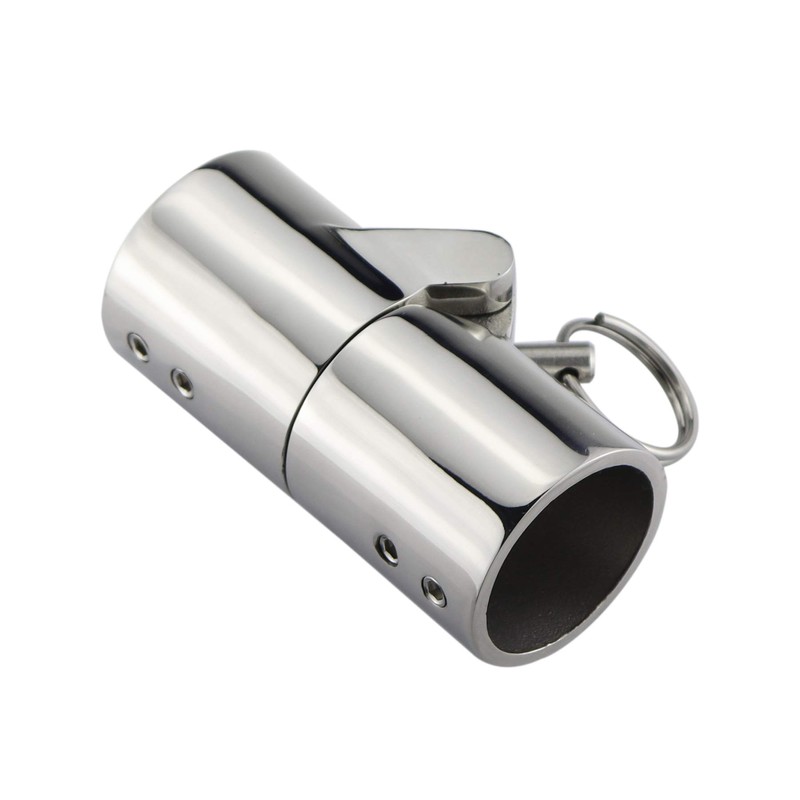 316SS Marine Grade Boat Pipe Connector, Stainless Steel Folding Swivel