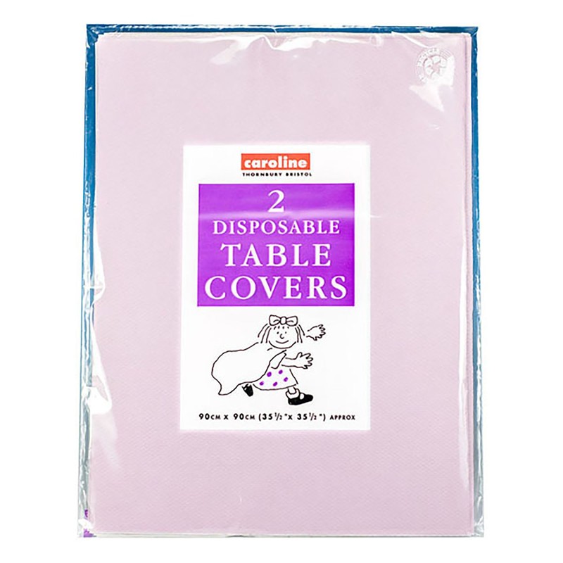 Disposable Tablecovers (pack of 2, Caroline brand) - Yellow