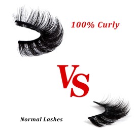 Leipple False Eyelashes, 7 Pairs, 8D Artificial Eyelashes Set, Reusable Natural Eyelashes (G610)