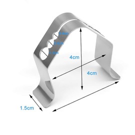 JYTDBCS BBQ Thermometer Probe Bracket, 4PCS Meat Thermometers BBQ Clip, for BBQ Smoker Grill Oven Ambient Probe Holder Thermometer Grill Clip Universal Accessories