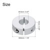 sourcing map 10pcs Single Split Clamp-On Shaft Collar 12mm Bore