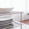 Login Mono Stainless Steel Dish Organizer, +5cm extension length (large)