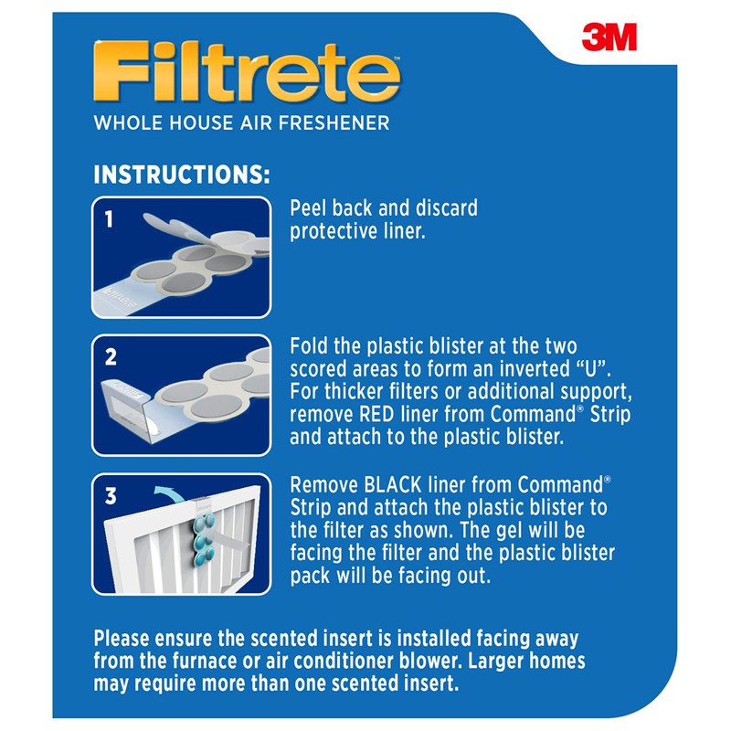 Filtrete Whole House Air Freshener for AC Furnace Air Filter,