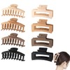 8 Piezas Pinzas para Cabello Rectangulares, Multicolor (Pack 2)