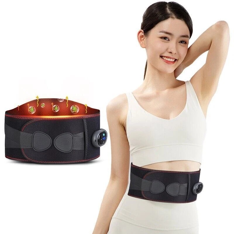 Cordless Massage Belt Electric Heated with Back Support Waist Vibration