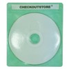CheckOutStore (300) Premium CD Double-Sided Storage Plastic Sleeve (Green)