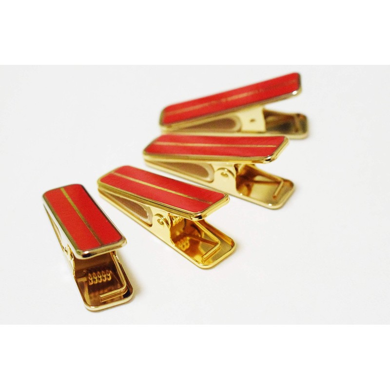 Kimono Clip Red Set of 4 (Small Size, Handy Clip,