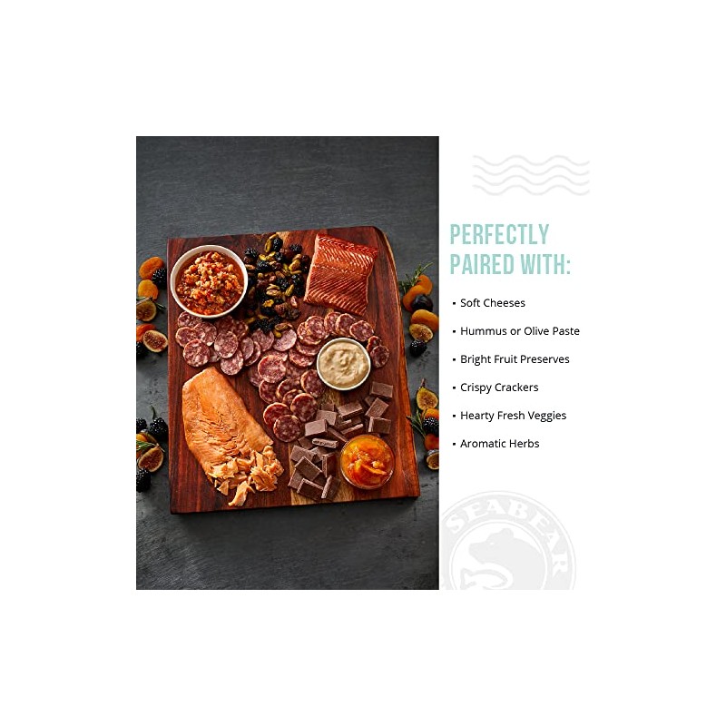 SeaBear - Pacific Northwest Smoked Wild Salmon Double Sided Pillow