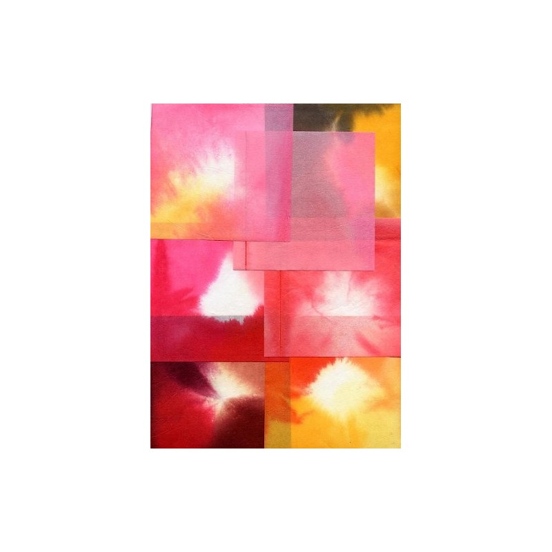 Flower Color 4 Corner Blur Dye 20 Pattern Set