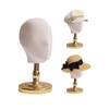 TINGSING Mannequin Head Wig Head Stand, Hat Display Stand Wig
