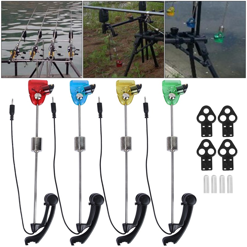 LED Illuminated Indicator Fishing Bite Sound Alarm Fishing Tackle Boxes