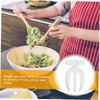 Mobestech 2Pcs Reusable Salad Claws Comfortable Grip Mixing Forks for