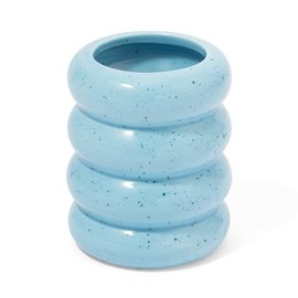 Francfranc Ceramic Pen Stand, Blue