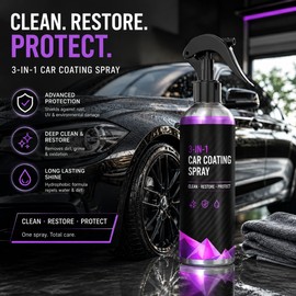 100 mL Car Surface Cleaning Spray for Wheels & Paint – Quick-Apply Shine and Maintenance Formula for Vehicle Care