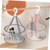 Parliky 2pcs Drying Net Bag for Makeup Sponges Mini Hanging