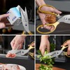 Plys Kitchen Scissors Stainless Steel Cooking Scissors for Kitchen: Heavy