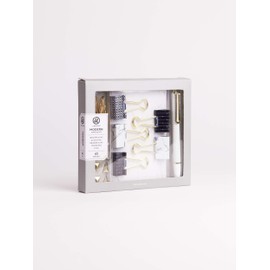 U Brands Modern Office Kit, Marble, Black and Gold, 43 Pieces (058U04-24)