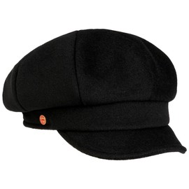 Women´s Newsboy Cap Mayser women´s caps winter caps (57 cm - black)