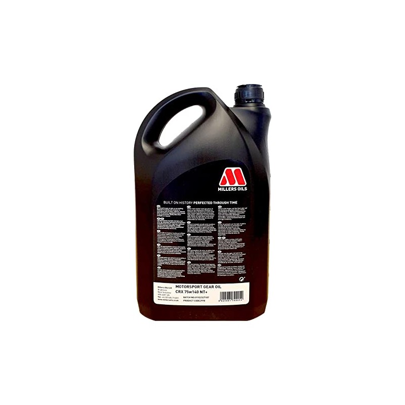Millers Oils CRX 75w140 NT+ - 5 Liter Bottle