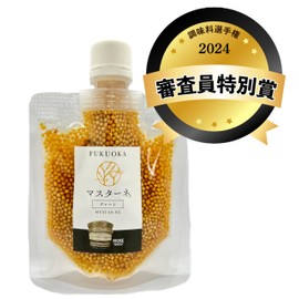 Masterne. Wooden Barrel Plain Additive-Free Grain Mustard, Made in Japan, Wooden Barrel Brewed, 4.2 oz (120 g), Pouch Type, Reward Seasoning, Also Perfect for Gifts, Seasoning Championship Winning