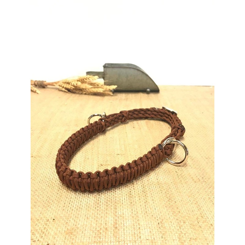 chocolate Brown side pull hackamore with a whoa bitless bridle