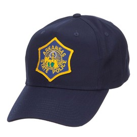 e4Hats.com Arkansas State Police Patched Cap - Navy OSFM