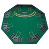 48" Green Octagon Folding Poker and Blackjack Table Top with