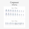 DASHING DIVA Magic Press Breath Nail Tips, 30 Tips, Magic