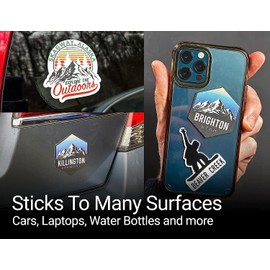 Sugarcreek Ohio Souvenir 2-Inch Vinyl Decal Sticker Script Design 2 Inch|Sticker