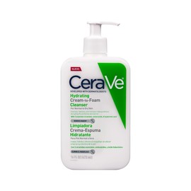 CeraVe Limpiadora Crema-Espuma Hidratante|Limpiador para piel normal a seca 473ml