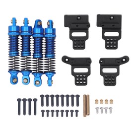 1/18 RC Car, Aluminum Shock Absorbers for TRX4M with Vibration Reduction, Stability, Prime Material (Blue) Body Parts