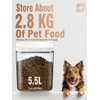 LivLab Mker Airtight Pet Food Storage Container, Up to 37