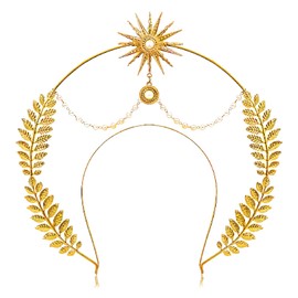 scicent 33907 Crystal Headband Faauen Rose Gold Star Hair Band Rhinestone Glitter Headband for Women Hair Accessories for Girls Party Decoration Elegant Hair Accessories