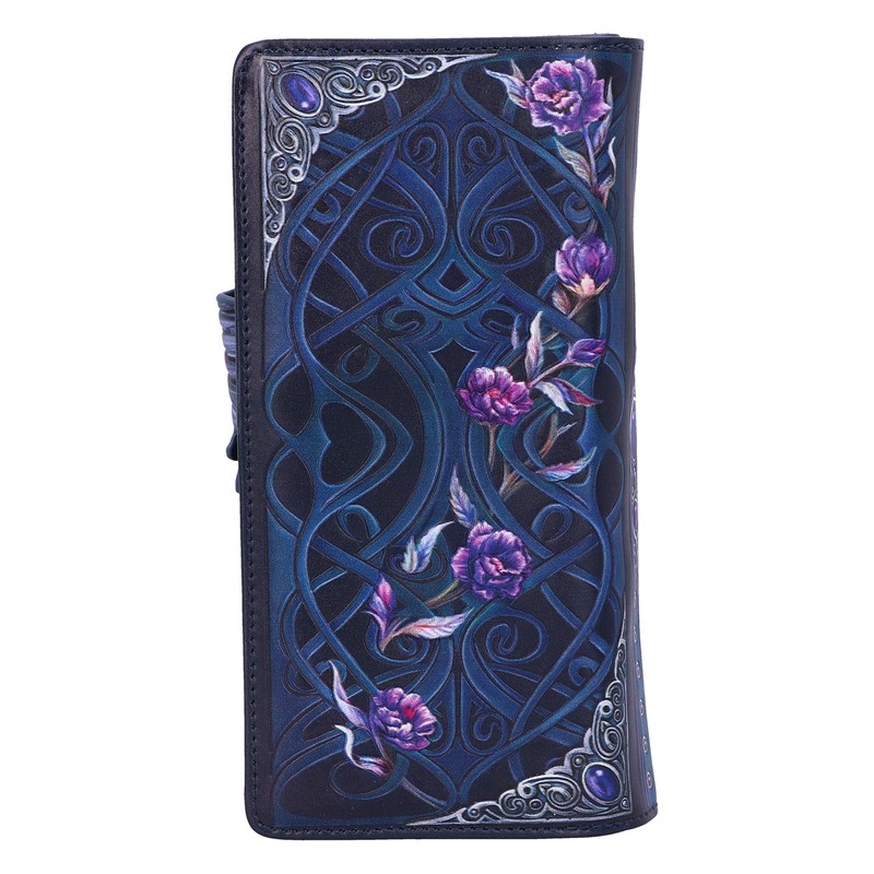 Nemesis Now Ravens Flight Black Wing Floral Embossed Purse Wallet,