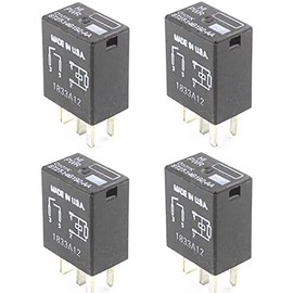 4 Pack 8T2T-14B192-AA Multi-Function Relay 4-PIN 8T2T14B192AA OEM Relays Compatible for F150 F-250