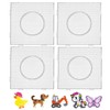 Iron Bead Plates, Set of 4, 0.1 inch (2.6 mm),