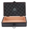 Aluminum Shell Cedar Lined Cigar Humidor Storage Case Portable Gift