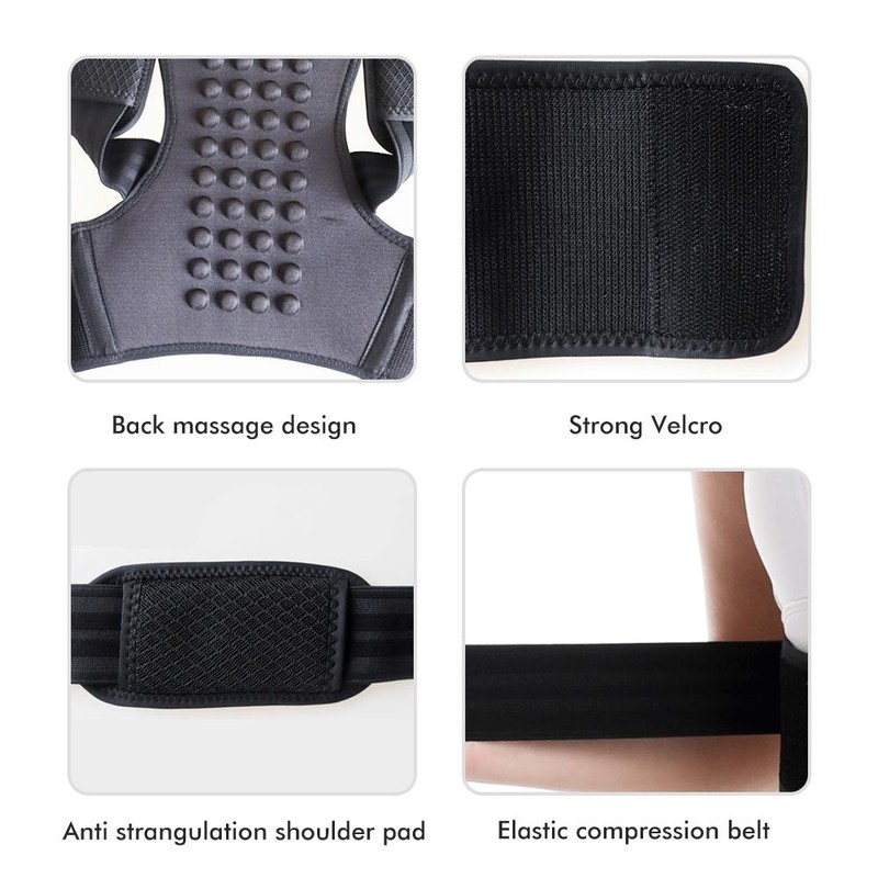 Posture Corrector for Kids Adults Upper Back Straightener with Support