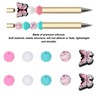 20Pcs Round Beads 5Pcs Butterfly Shaped Beads DIY Kit for