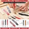 Hiboom 10 Pack Carpenter Pencil Set, 4 Colorful Solid Carpenter