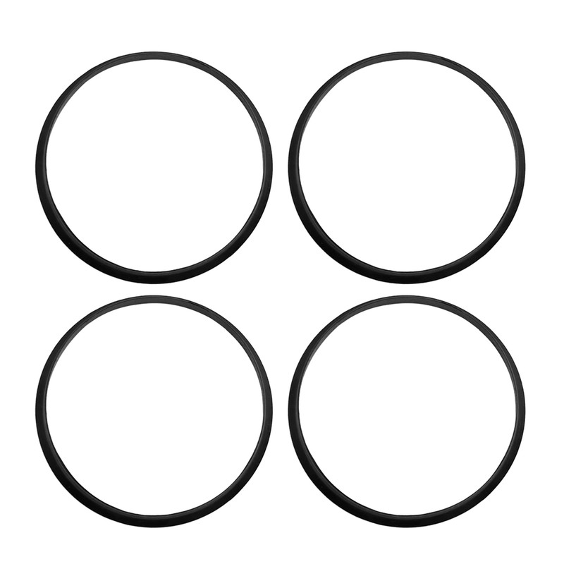 sourcing map 4 x Centring Rings 67.1 mm to 66.1