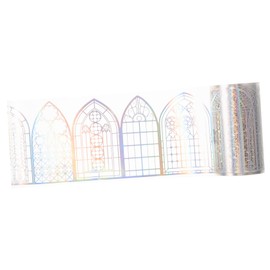 KONTONTY Scrapbooking Tape DIY Planner Sticker Adorable Pattern Design for Journal Accessories