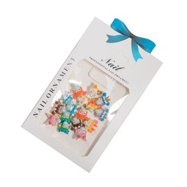 Beavorty Creative Cartoon Girl Nail Art Decorations Unique Metal Charms for Manicure Nail for Parties Easy Application Random Style