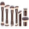 Brochas para Maquillaje Profesional, 7 PCS Brocha de Maquillaje de