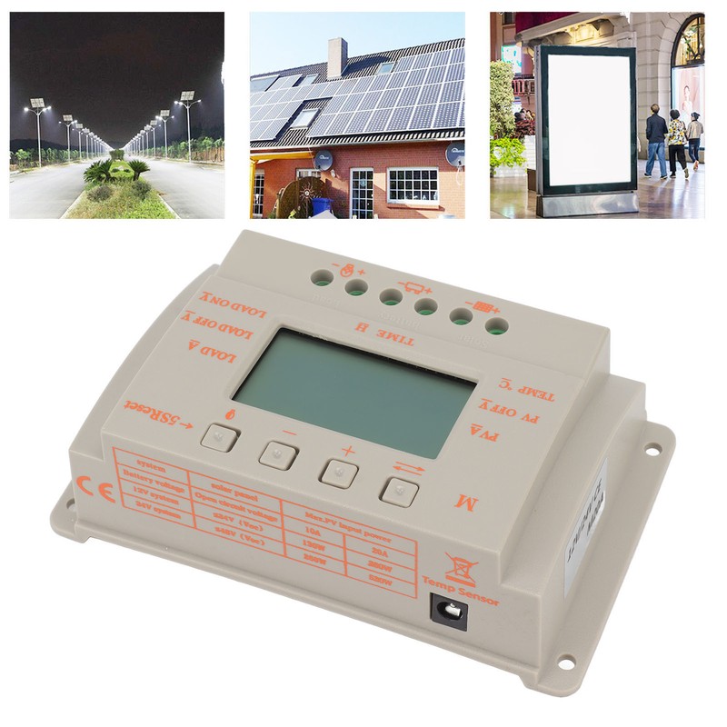 12V 24V 20A MPPT Solar Charge Controller Solar Photovoltaic Power