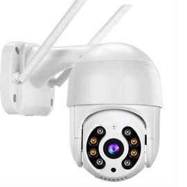 ZINKER Camara Seguridad Exterior WiFi 5mp Ultra HD 2592 x 1944, PTZ, Autoseguimiento, Visión Nocturna a Color WiFi App iCSee 5MP