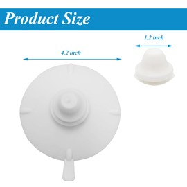 KACOMACO Pool Step Suction Cups Replacement for Innova Plas Ladder Above Ground Steps 2Pcs